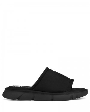 Men's Naked Wolfe Arizona Slides Black | PHILIPPINES BEDPKCJ85