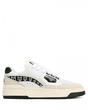 Men's Naked Wolfe NW-00 Sneakers White / Black | PHILIPPINES OQYXSHI93
