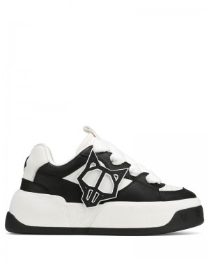 Women's Naked Wolfe City Sneakers Black | PHILIPPINES FBTKCGD40