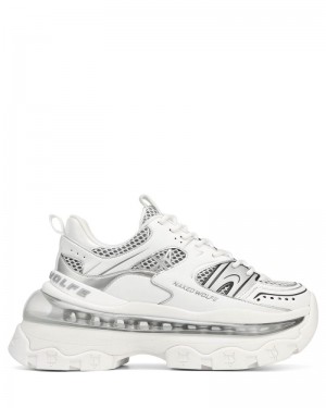 Women's Naked Wolfe Shadow Sneakers White | PHILIPPINES FASZMWK54