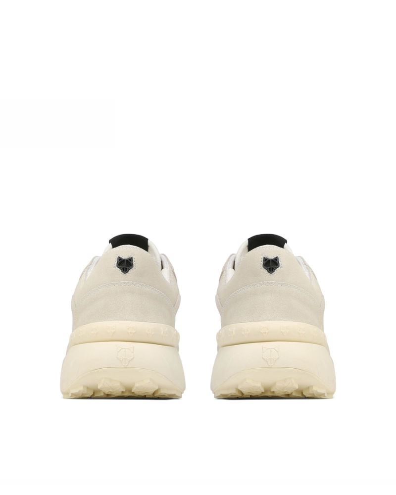 Men's Naked Wolfe Dart Suede Sneakers Cream | PHILIPPINES RXFYSLI87