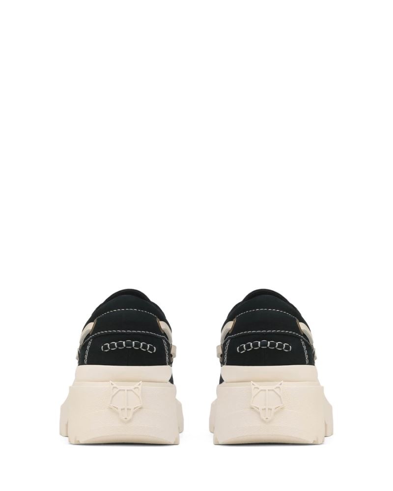 Men's Naked Wolfe Dock Loafers Navy | PHILIPPINES BKPYXTL90