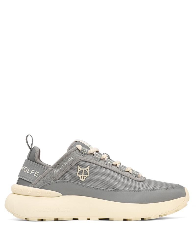 Men\'s Naked Wolfe Drip Nylon Sneakers Grey | PHILIPPINES VCPHGWX40