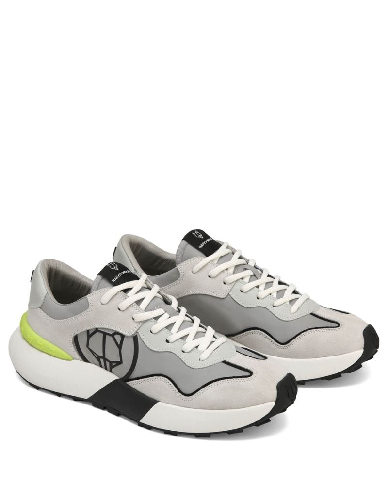 Men's Naked Wolfe Drought Sneakers Grey | PHILIPPINES XDVZPAK58