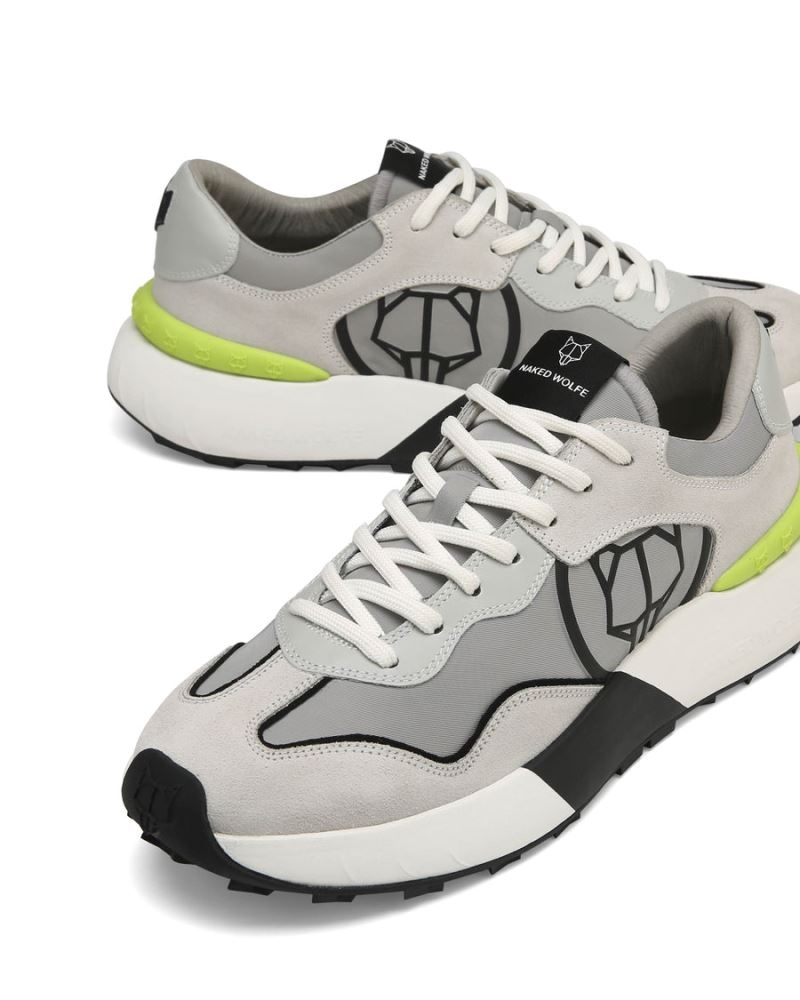 Men's Naked Wolfe Drought Sneakers Grey | PHILIPPINES XDVZPAK58