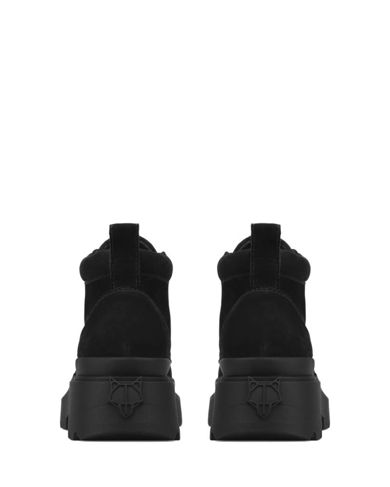 Men's Naked Wolfe Drown Nubuck Boots Black | PHILIPPINES PUZCANQ25