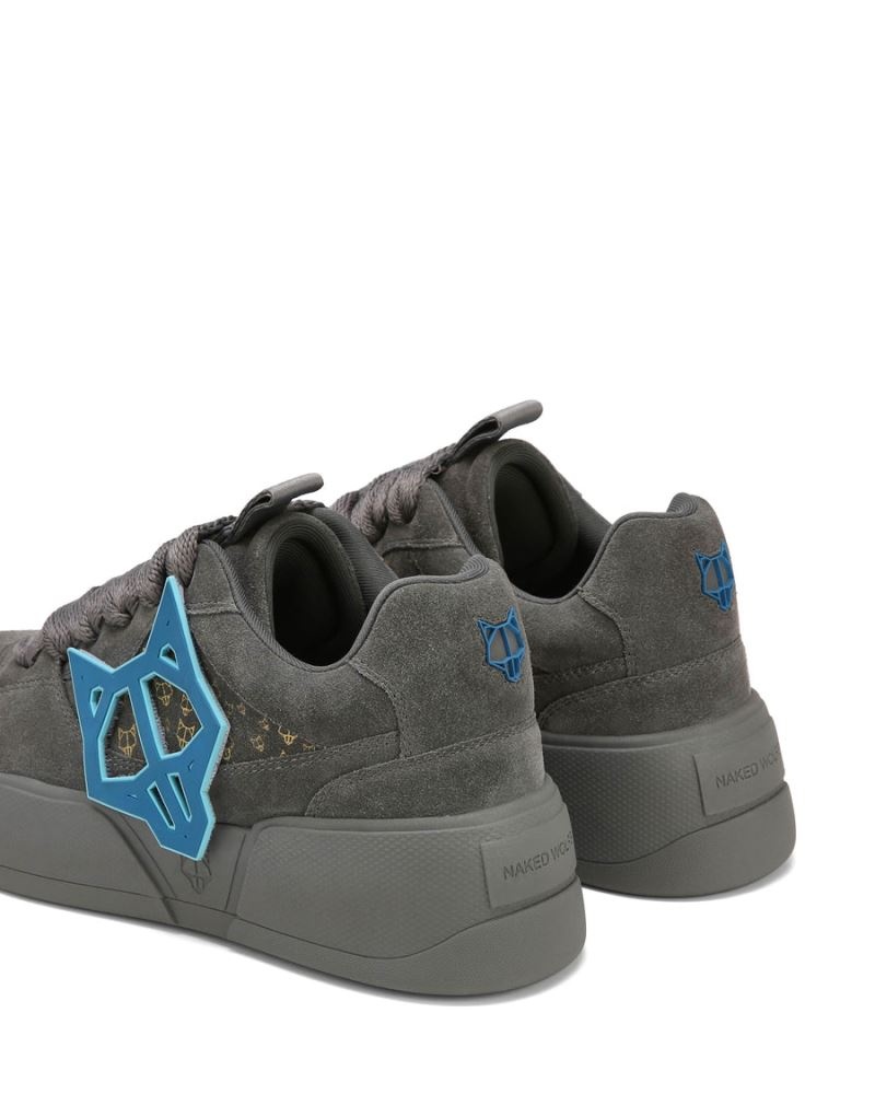 Men's Naked Wolfe Kosa Cool Sneakers Grey | PHILIPPINES JNLYSUA70