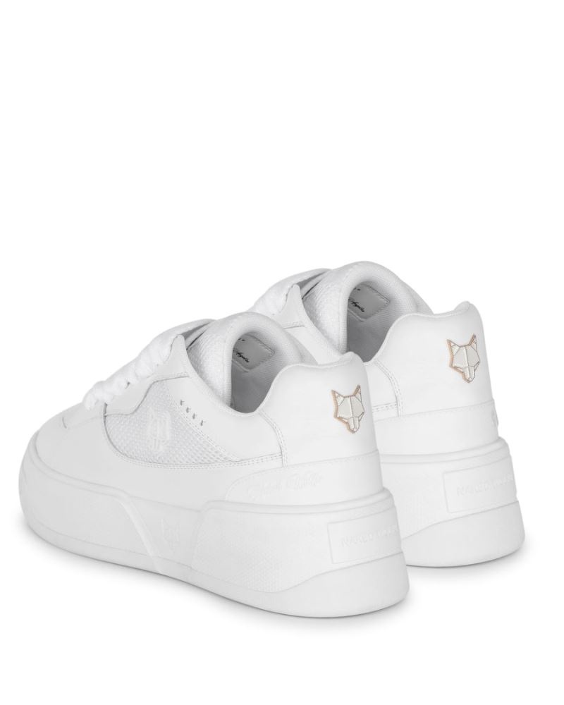 Men's Naked Wolfe Kosa Signature Sneakers White | PHILIPPINES VHMXNPT69