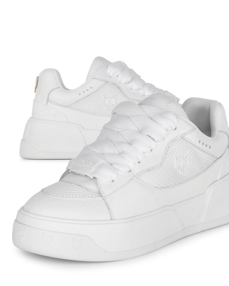 Men's Naked Wolfe Kosa Signature Sneakers White | PHILIPPINES VHMXNPT69