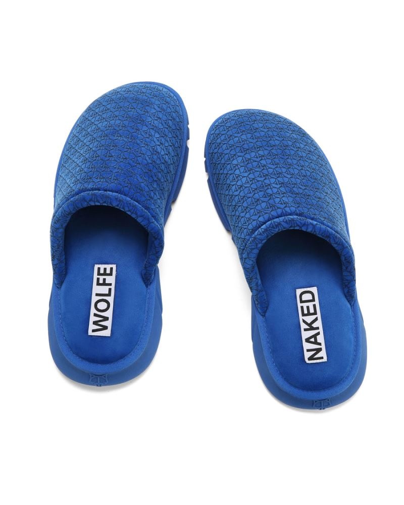 Men's Naked Wolfe Ohio Slippers Blue | PHILIPPINES BRTCEAX27