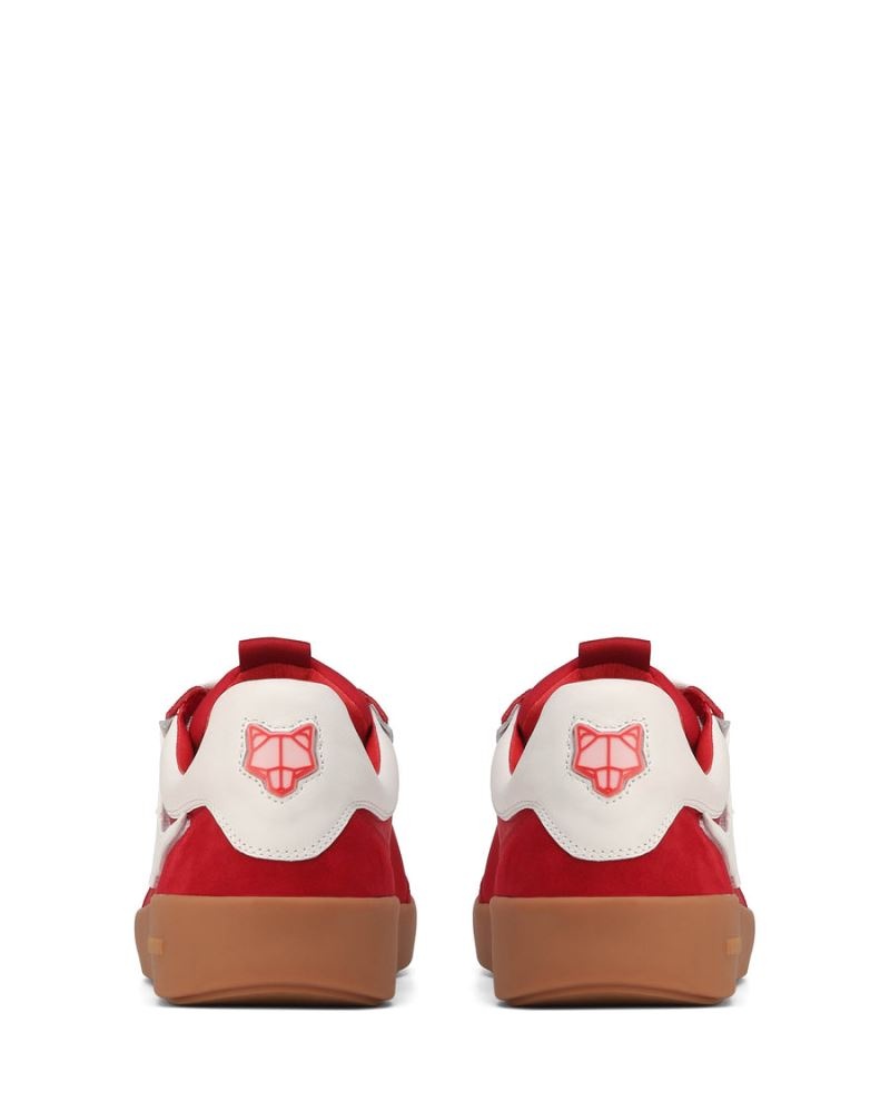 Men's Naked Wolfe Palm Nylon Sneakers Red | PHILIPPINES PKFEJHZ85