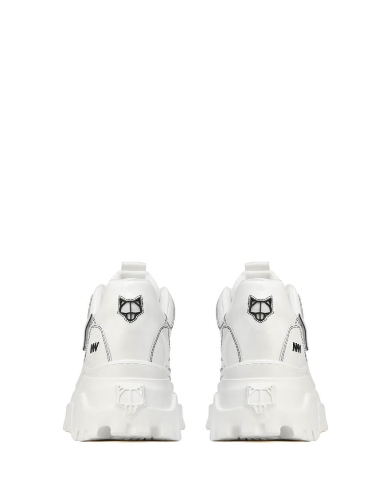 Men's Naked Wolfe Stitch Box Leather Boots White | PHILIPPINES GAQLNDO02