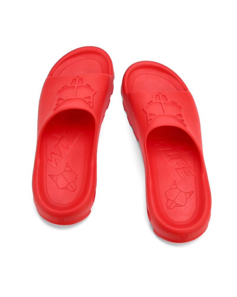Men's Naked Wolfe Tommy Slides Red | PHILIPPINES XSCHPUY20