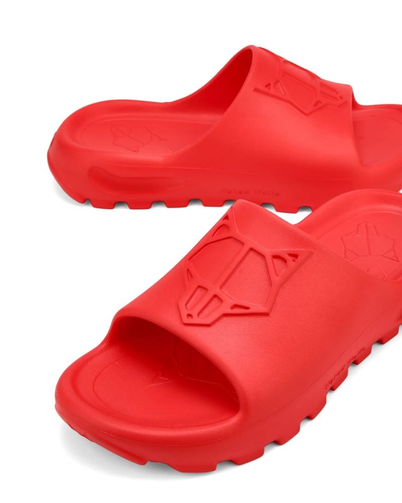 Men's Naked Wolfe Tommy Slides Red | PHILIPPINES XSCHPUY20
