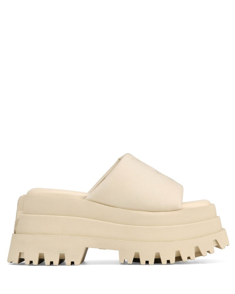 Women\'s Naked Wolfe Delicious Platform Sandals Beige | PHILIPPINES XSCVTIF12