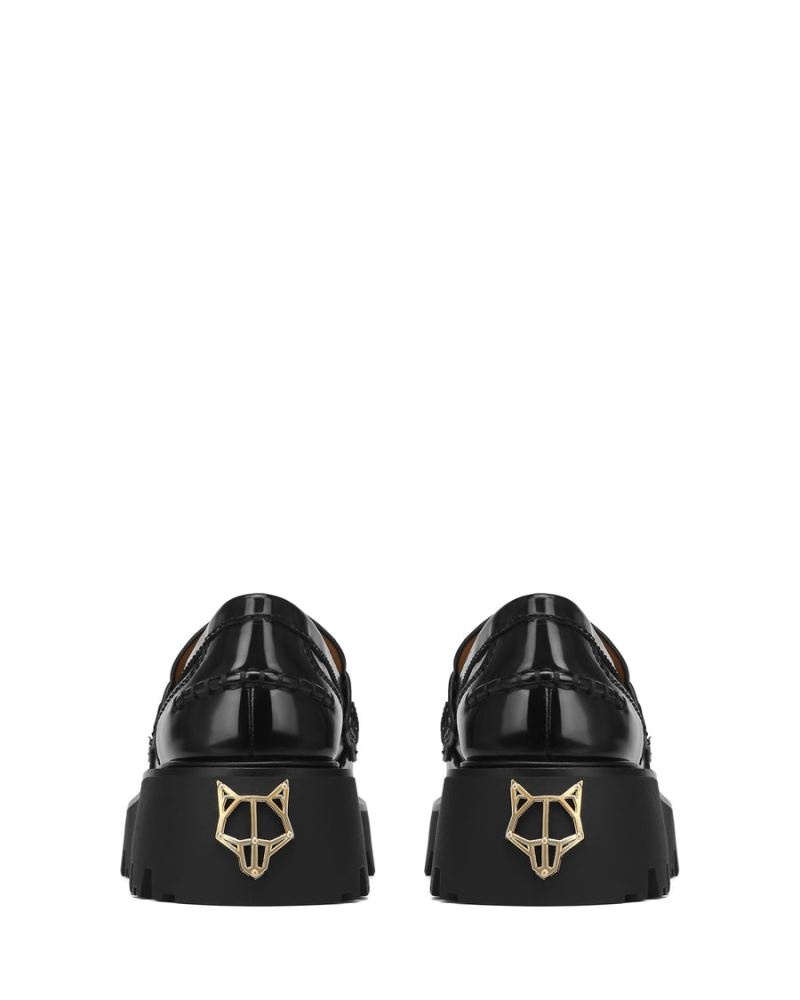 Women's Naked Wolfe Flawed Box Loafers Black | PHILIPPINES ZNEVHAY98