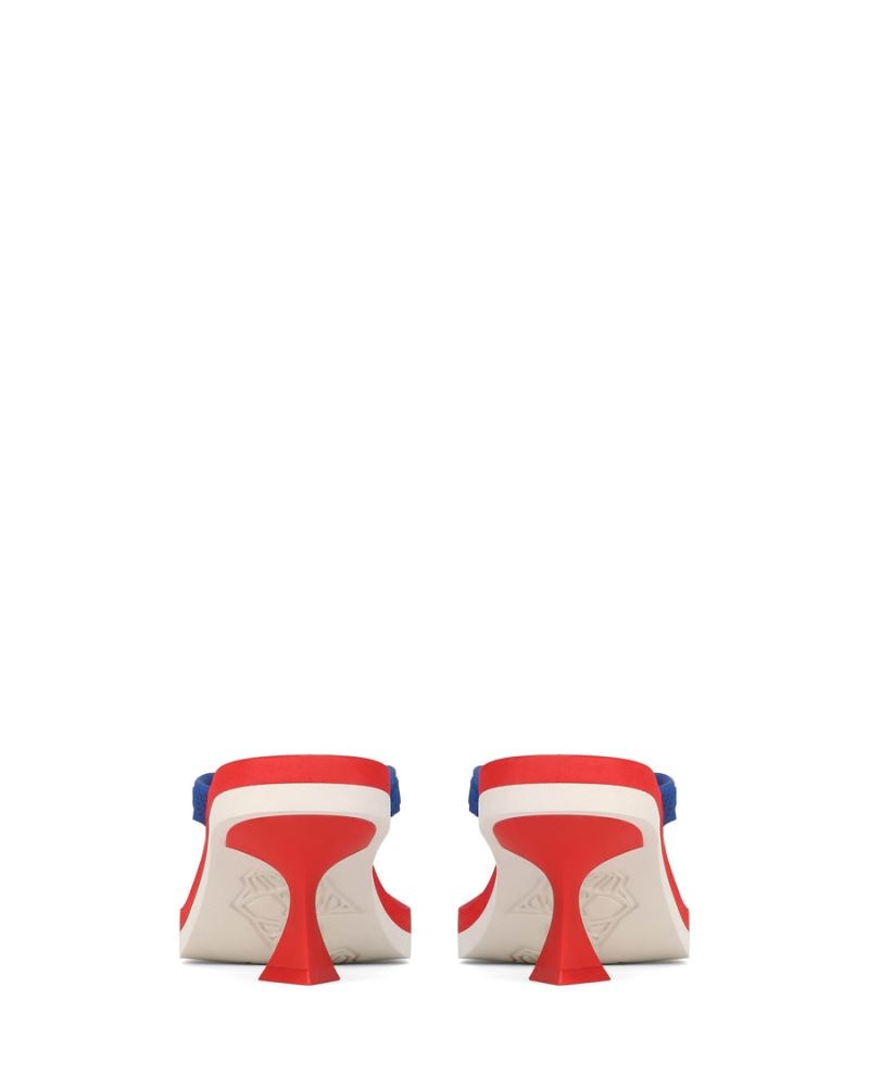 Women's Naked Wolfe Foxy USA Heels Red / Blue | PHILIPPINES FXCWULP48
