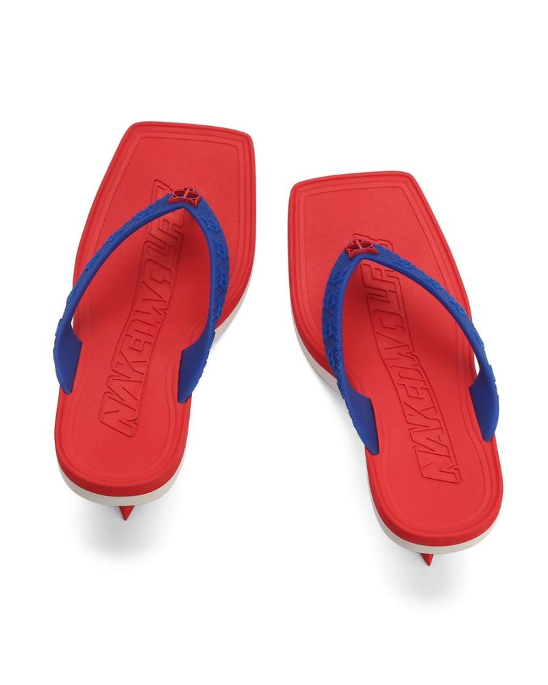 Women's Naked Wolfe Foxy USA Heels Red / Blue | PHILIPPINES FXCWULP48