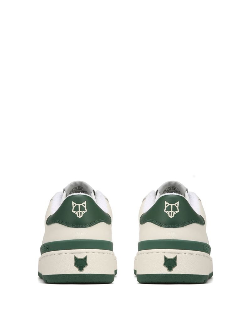 Women's Naked Wolfe Ravenn Forrest Sneakers White / Green | PHILIPPINES BDFZKQS25
