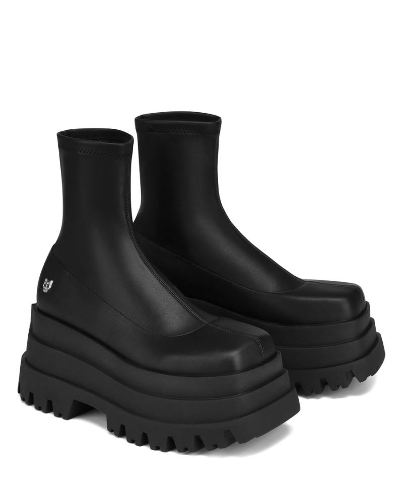 Women's Naked Wolfe Sassy Platform Boots Black | PHILIPPINES YRTHCAK39