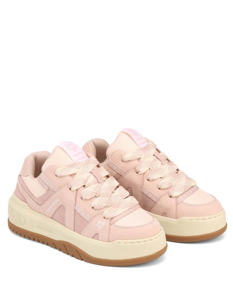 Women's Naked Wolfe Skating Nubuck/Cow Suede Sneakers Pink | PHILIPPINES DGKLOQB65