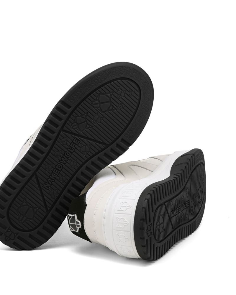 Women's Naked Wolfe Skating Nubuck/Cow Suede Sneakers White | PHILIPPINES ZCWPGTE03