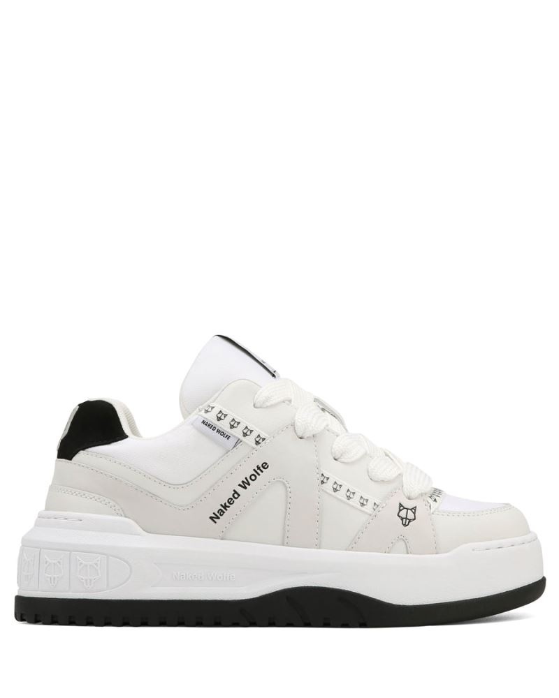 Women\'s Naked Wolfe Skating Nubuck/Cow Suede Sneakers White | PHILIPPINES ZCWPGTE03