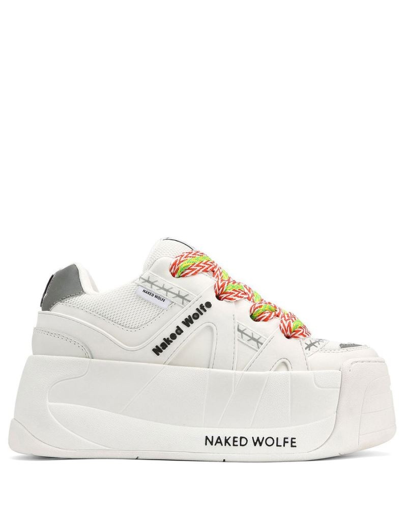 Women\'s Naked Wolfe Slider Sneakers White | PHILIPPINES AIMWRGT74