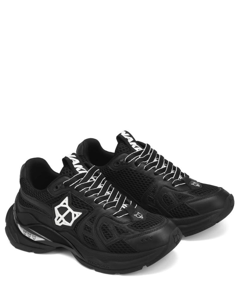 Women's Naked Wolfe Smash Double Mesh Sneakers Black | PHILIPPINES XKJMFNW81