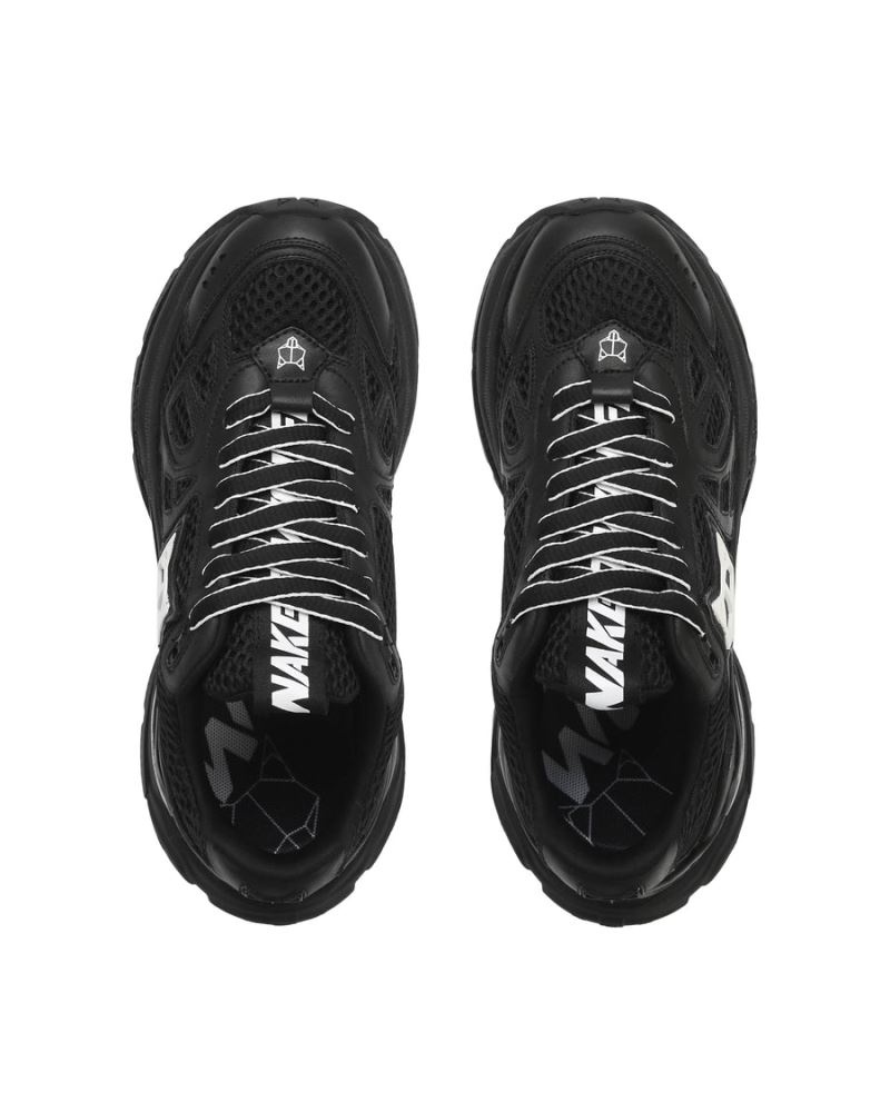 Women's Naked Wolfe Smash Double Mesh Sneakers Black | PHILIPPINES XKJMFNW81
