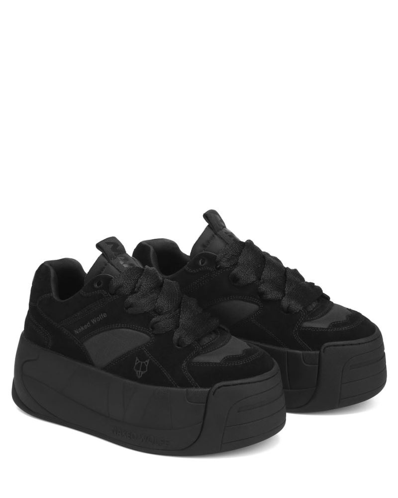 Women's Naked Wolfe Snatch Double Sneakers Black | PHILIPPINES PTESGKF63