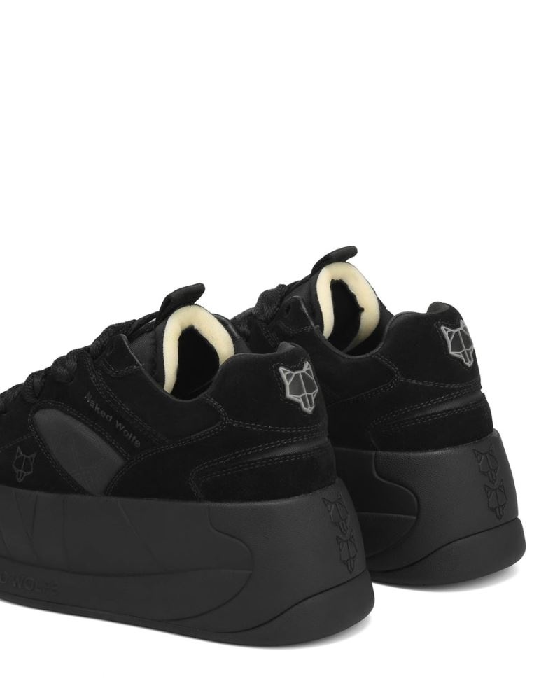 Women's Naked Wolfe Snatch Double Sneakers Black | PHILIPPINES PTESGKF63