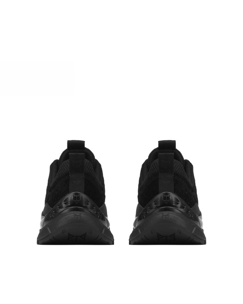 Women's Naked Wolfe Super Double Suede Sneakers Black | PHILIPPINES QHAPDFJ85