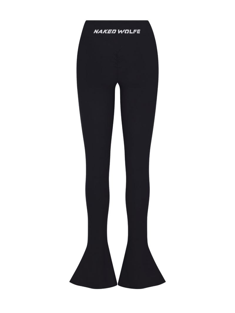 Women's Naked Wolfe Ultra Flared Leggings Black | PHILIPPINES NDRHUKG31