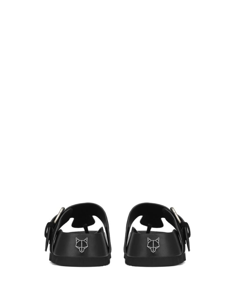 Women's Naked Wolfe Vixen Suede Platform Sandals Black | PHILIPPINES SPCJODA82